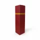 Pappschachtel mit Wein 1 bordeaux - gold