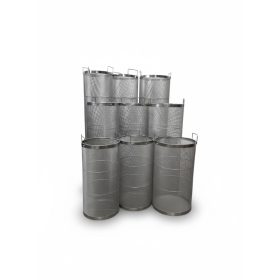 Mustszűrő kosár INOX 300*750 erősített kivitel