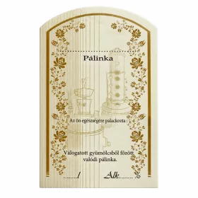 Brandy label 10 pcs (curved) "Brandy maker"