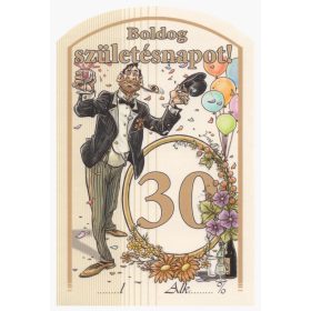   Etichetă brandy 10 bucăți (curbate) La mulți ani de 30 de ani!