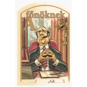 Etichetă pentru pálinka 10 buc (curbat) Boss