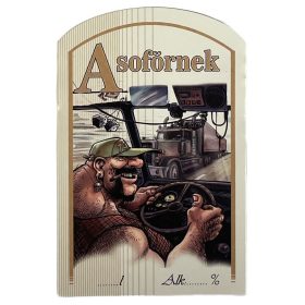 Etichetă brandy 10 bucăți (curbate) Pentru șofer