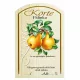 Label brandy 10-piece (curved) Pear