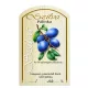 Label brandy 10 pcs (curved) Plum