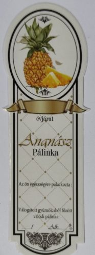 Etiketa za rakiju 10 komada nova uska Ananas