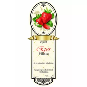 Eticheta coniac 10 bucati nou ingust Strawberry