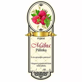 Eticheta brandy 10 bucati nou ingust Zmeura