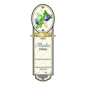 Eticheta brandy 10 buc Bodza ingusta noua