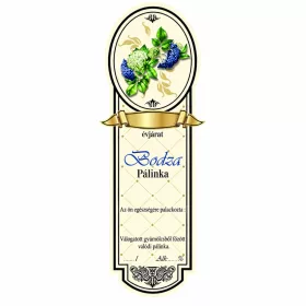 Eticheta brandy 10 buc Bodza ingusta noua