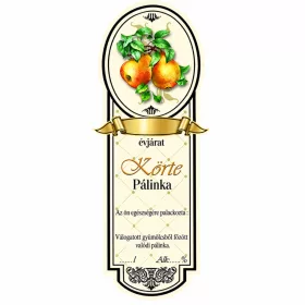 Eticheta rachiu 10 bucati nou ingust Pere