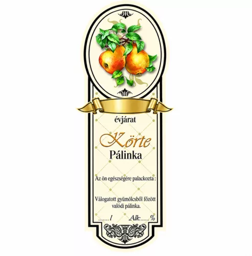 Eticheta rachiu 10 bucati nou ingust Pere