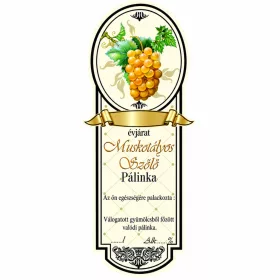 Etichetă țuică 10 bucăți nou îngust Grape Muscat