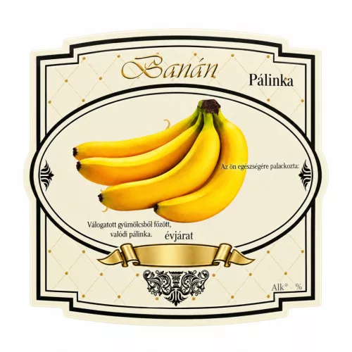 Eticheta brandy 10 bucati nou lat Banana