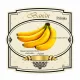 Eticheta brandy 10 bucati nou lat Banana