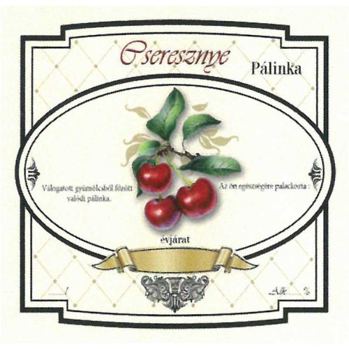 Eticheta rachiu 10 bucati nou lat Cirese