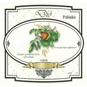 Eticheta brandy 10 bucati nou lat Nuci