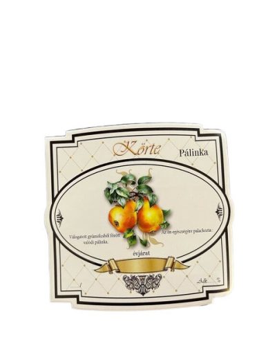 Eticheta rachiu 10 bucati nou lat Pere