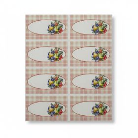 Etichete de conserve inscriptibile 24 buc