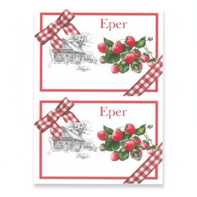 Eticheta dulceata de capsuni 8 buc