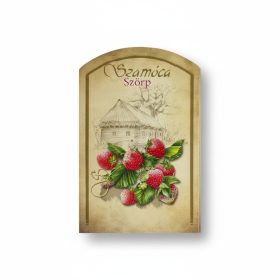 Eticheta sirop de capsuni 10 buc