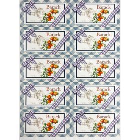 Etichetă de piersici conservate 10 buc