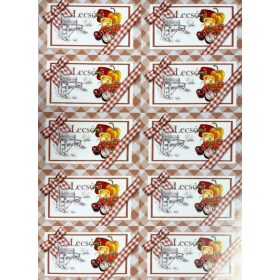 Etichetă conserve Lecsó 10 buc