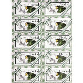 Etichetă conserve de castraveți 10 buc