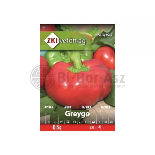 Vetőmag ZKI 4. kategória Paprika/ Greygo