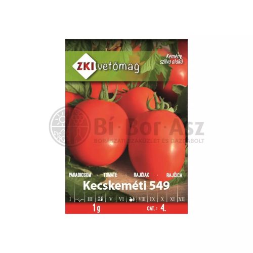 Vetőmag ZKI 4. kategória Paradicsom/ Kecskeméti 549