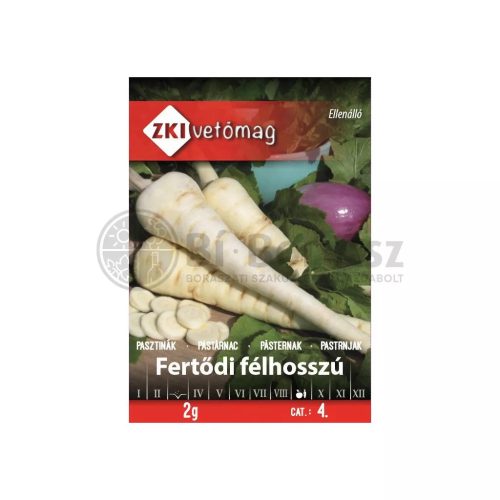 Vetőmag ZKI 4. kategória Pasztinák/ Fertődi félhosszú