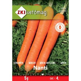 Vetőmag ZKI 4. kategória Sárgarépa/ Nanti