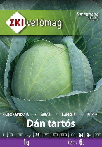 Vetőmag ZKI 6. kategória Fejes káposzta/ Dán tartós