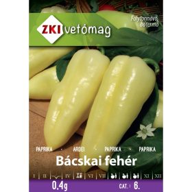 Vetőmag ZKI 6. kategória Paprika/ Bácskai fehér