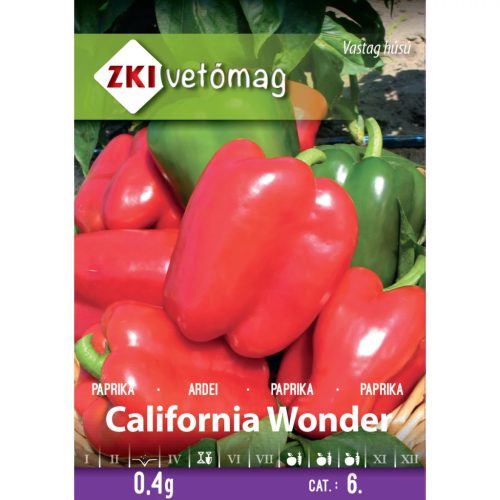 Seminte ZKI categoria 6 Paprika/ California Wonder