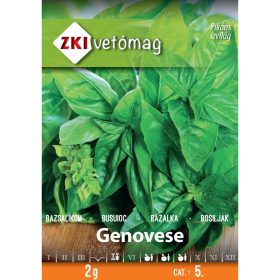   Vetőmag ZKI 5. kategória Fűszernövény Bazsalikom/ Genovese