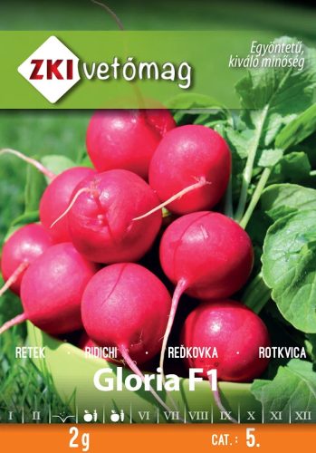 Vetőmag ZKI 5. kategória Retek/ Gloria F1