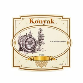 Etichetă brandy 10 bucăți nou lat Cognac