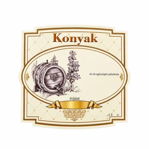 Etichetă brandy 10 bucăți nou lat Cognac