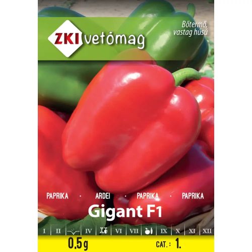 Vetőmag ZKI 1. kategória Paprika/ Gigant F1