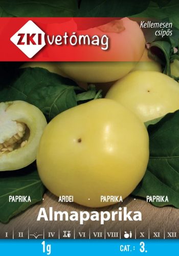 Vetőmag ZKI 3. kategória Paprika Almapaprika