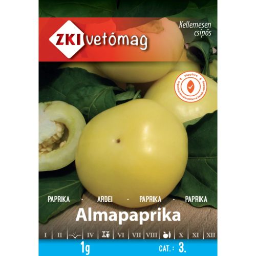 Vetőmag ZKI 3. kategória Paprika Almapaprika