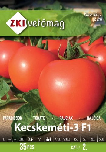 Vetőmag ZKI 2. kategória Paradicsom/ Kecskeméti-3 F1