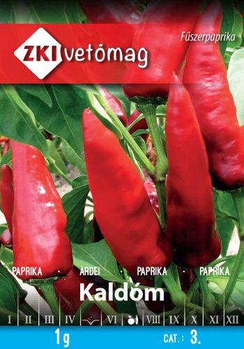 Vetőmag ZKI 3. kategória Paprika/ Kaldóm