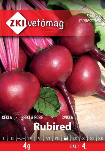 Vetőmag ZKI 4. kategória Cékla/ Rubired