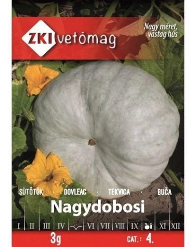 Vetőmag ZKI 4. kategória Sütőtök/ Nagydobosi