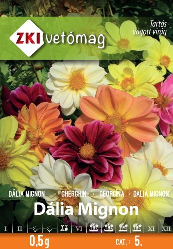 Vetőmag ZKI 5. kategória Dália mignon