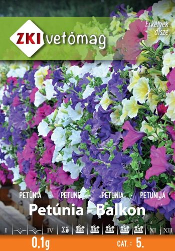 Vetőmag ZKI 5. kategória Petúnia-balkon