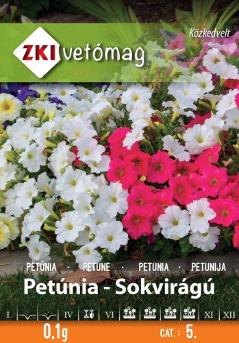 Vetőmag ZKI 5. kategória Petúnia-sokvirágú