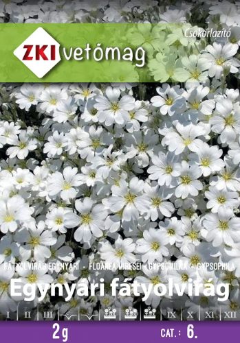 Vetőmag ZKI 6. kategória Fátyolvirág egynyári
