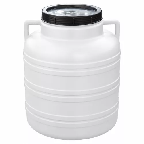 Kunststofffass 40 Liter mit Schraubverschlusswagen Weiß 1,1 kg